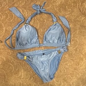 Stylish Blue Bikini Set